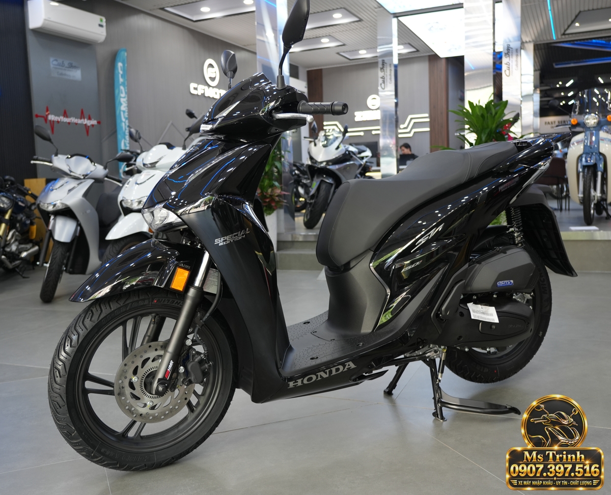 Honda SH150i Ý đen bóng 2027 tại Bắc Ninh - Sơn bóng lịch sự, tiện ích cho mỗi ngày