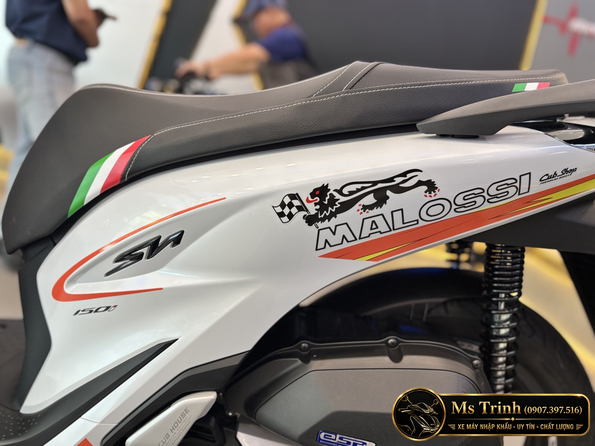 Honda SH150 Ý Malossi 2026 tại Bắc Ninh - Tem custom thể thao, dáng SH thanh lịch