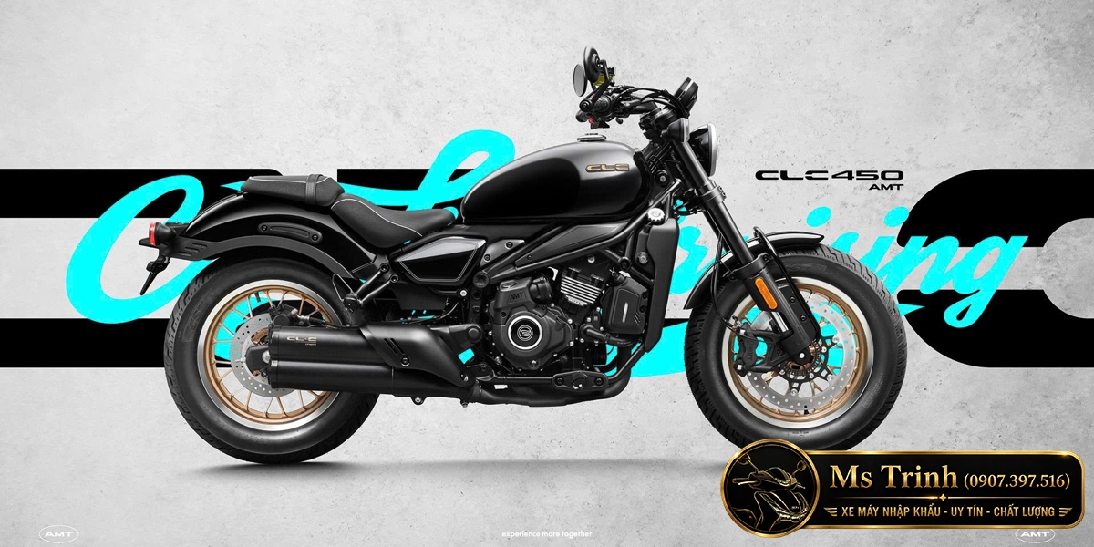 CFMoto 450CL-C AMT tại Bắc Ninh – Cruiser 449cc hộp số tự động AMT đầy cuốn hút, giá tốt