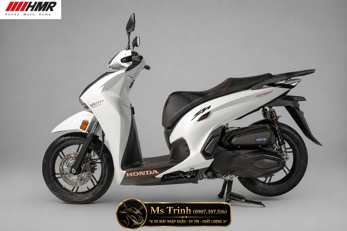 Honda SH350i nhập Ý 2026 tại Bắc Ninh - SH350i Sporty Trắng Nhám, Xám Bóng Đẳng Cấp Chuẩn Ý