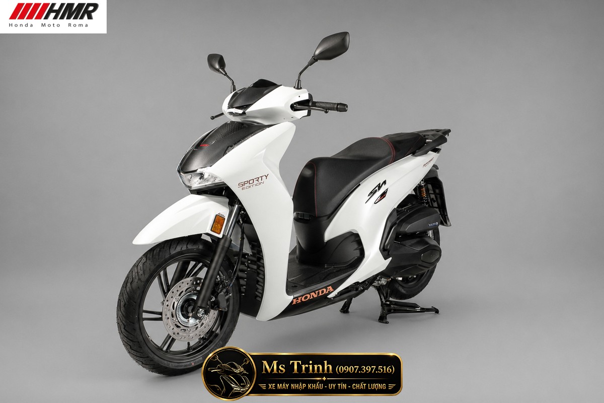 Honda SH350i nhập Ý 2026 tại Bắc Ninh - SH350i Sporty Trắng Nhám, Xám Bóng Đẳng Cấp Chuẩn Ý