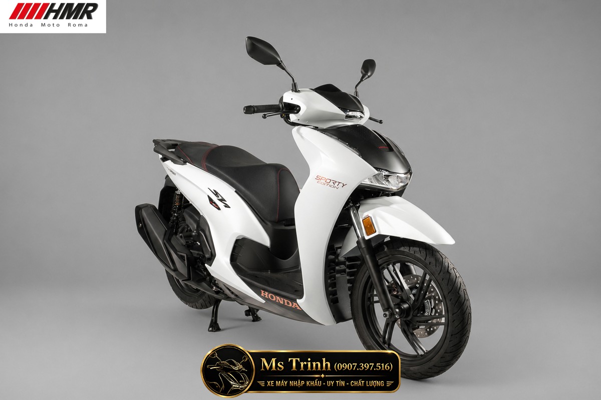 Honda SH350i nhập Ý 2026 tại Bắc Ninh - SH350i Sporty Trắng Nhám, Xám Bóng Đẳng Cấp Chuẩn Ý