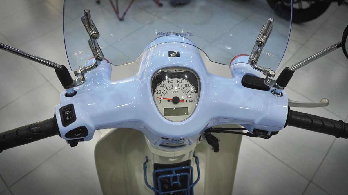 Honda Cub 110 Fujisan bản giới hạn tại Bắc Ninh - Thiết kế đậm chất Nhật Bản