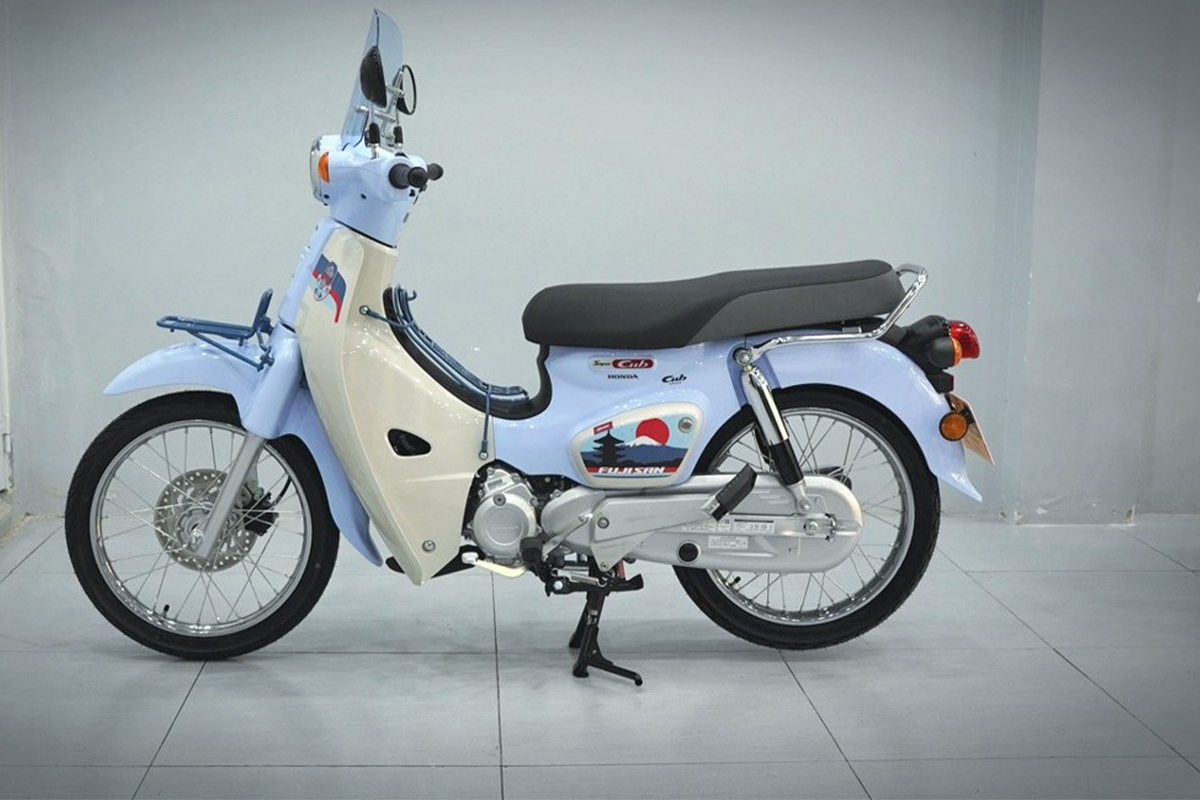 Honda Cub 110 Fujisan bản giới hạn tại Bắc Ninh - Thiết kế đậm chất Nhật Bản
