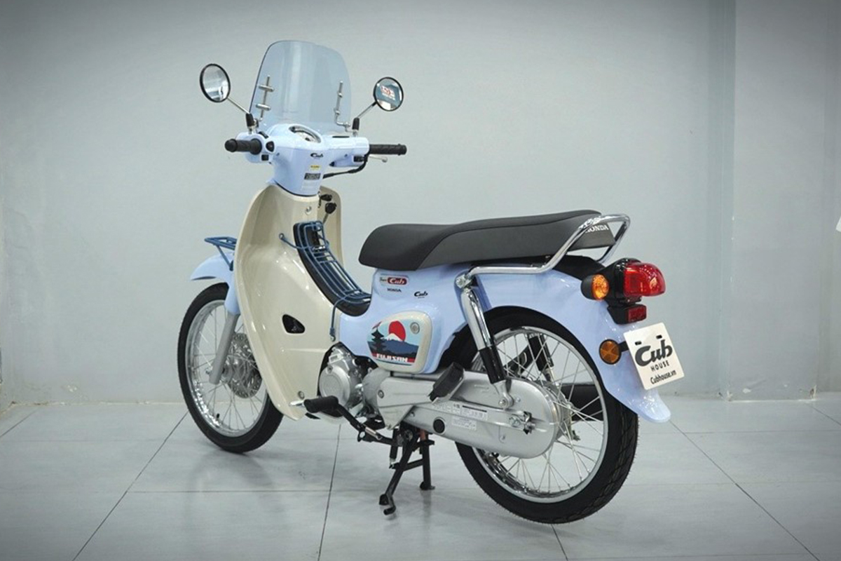Honda Cub 110 Fujisan bản giới hạn tại Bắc Ninh - Thiết kế đậm chất Nhật Bản