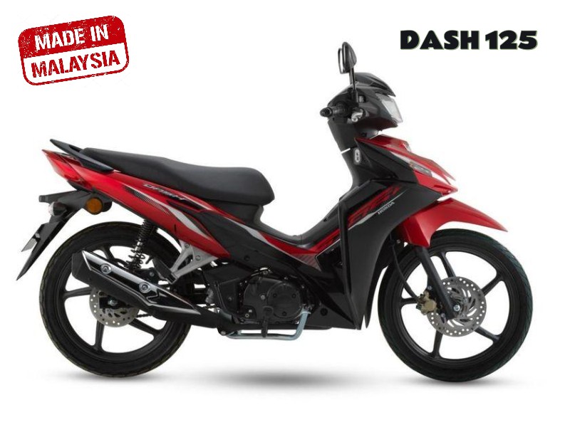 Honda Dash125 2025, 2 thắng dĩa, NK Chính Hãng Malaysia tại Bắc Ninh