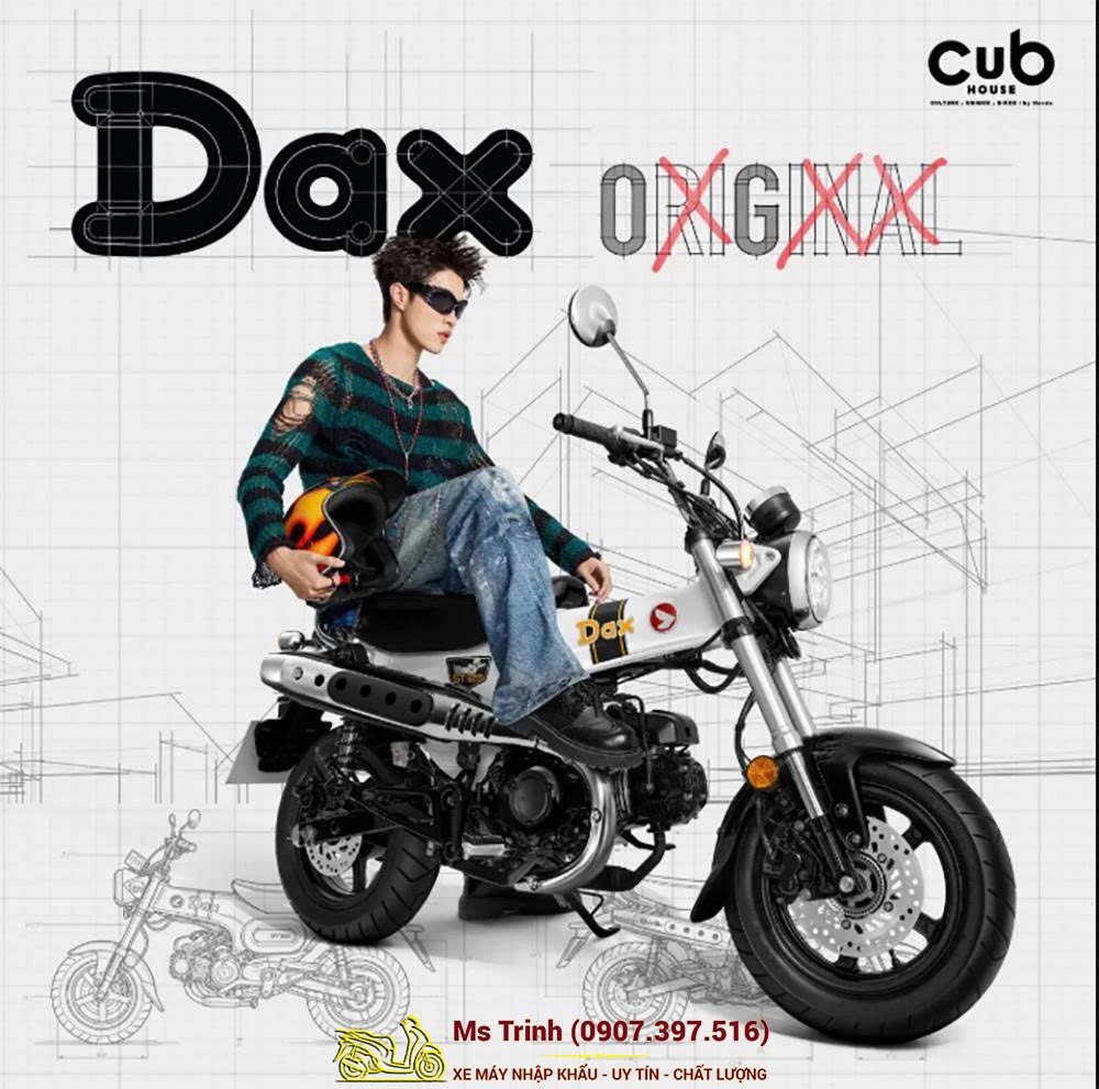 Honda Dax 125 2026 tại Bắc Ninh - Minibike Huyền Thoại Khung T-Bone Độc Đáo