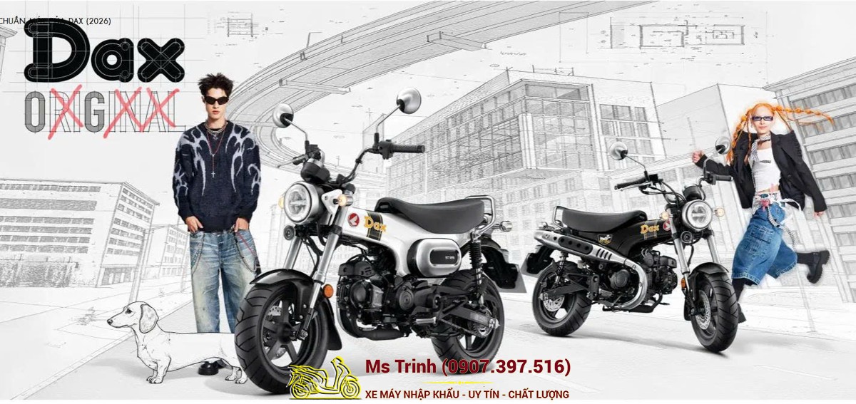 Honda Dax ST125 2026 tại Bắc Ninh - Minibike huyền thoại khung T-Bone đầy cá tính