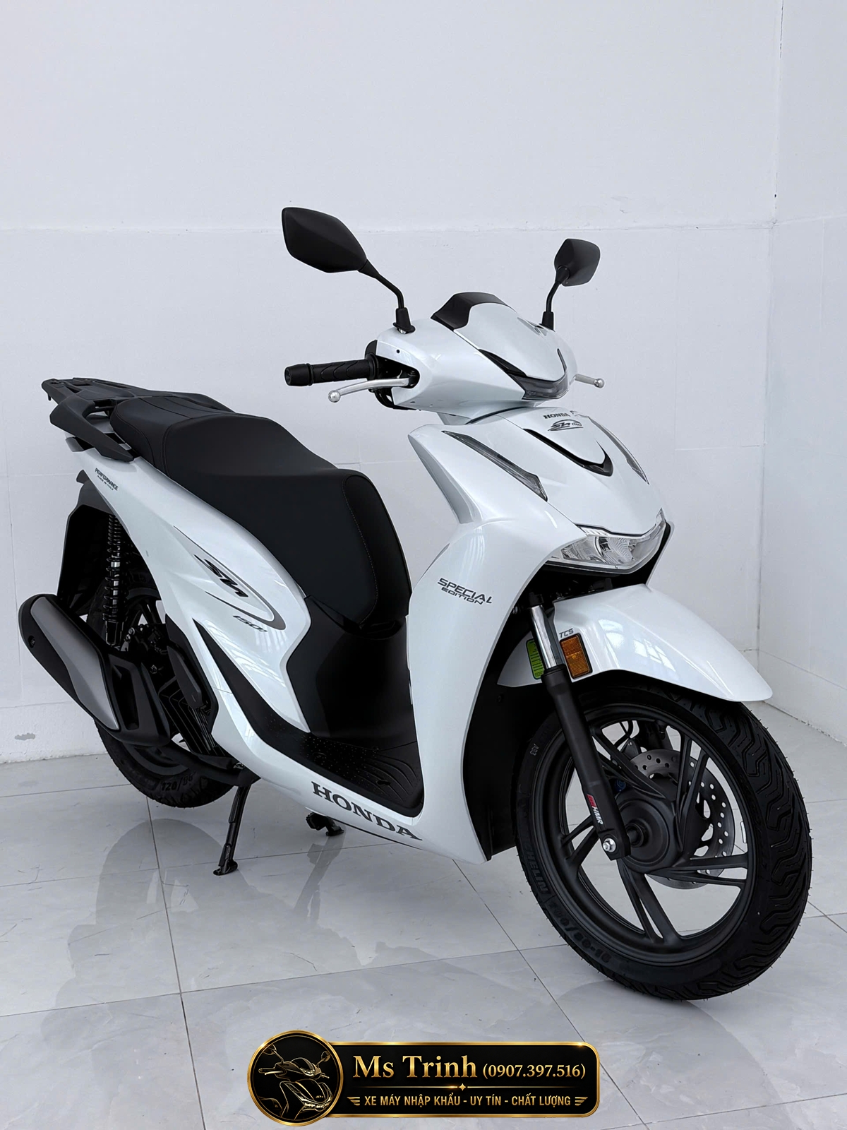 Honda SH150i Special Edition Standard nhập HMR Ý màu trắng tại Bắc Ninh: Giá trị nằm trong từng chi tiết nguyên bản