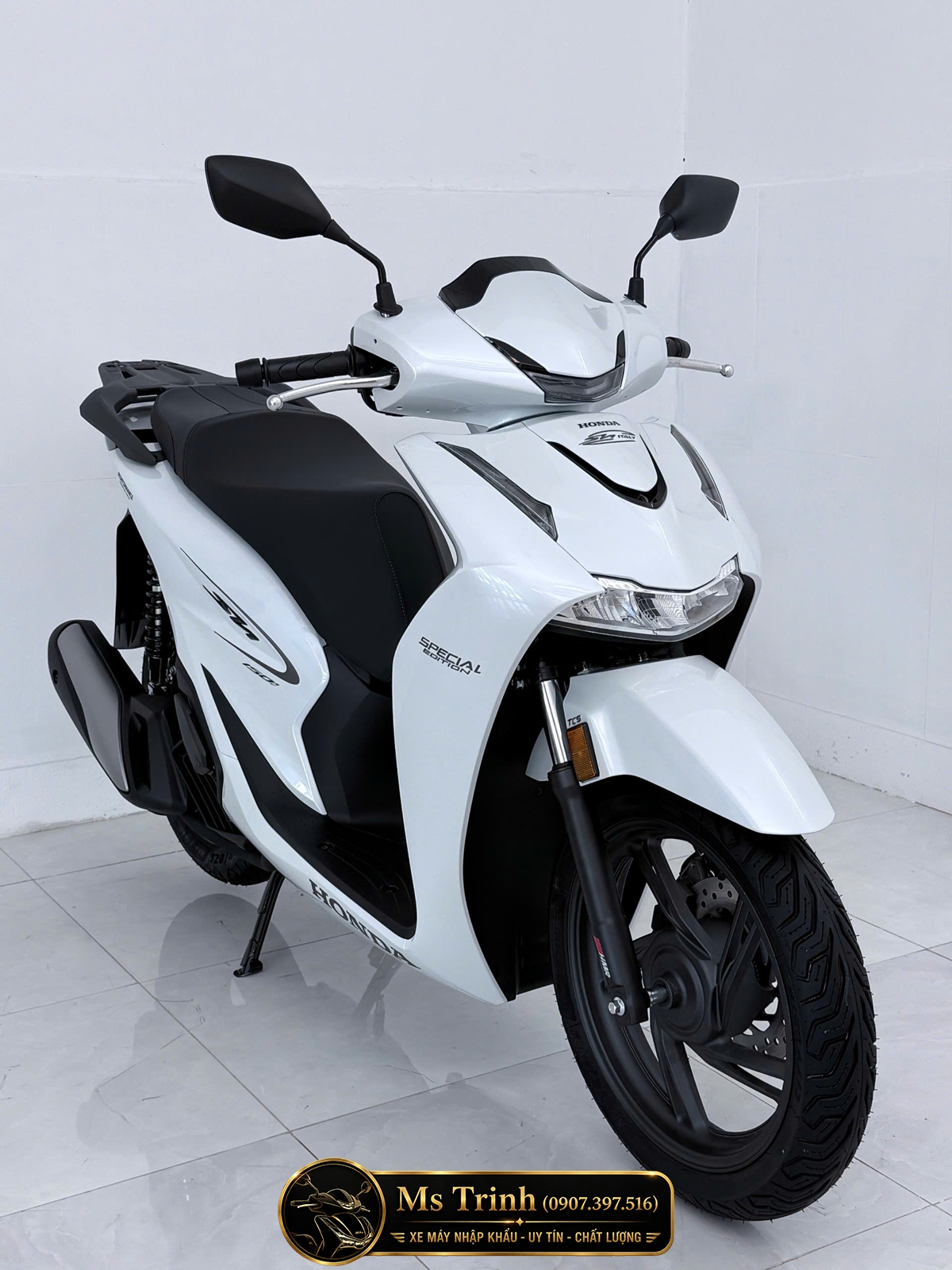 Honda SH150i Special Edition Standard nhập HMR Ý màu trắng tại Bắc Ninh: Giá trị nằm trong từng chi tiết nguyên bản