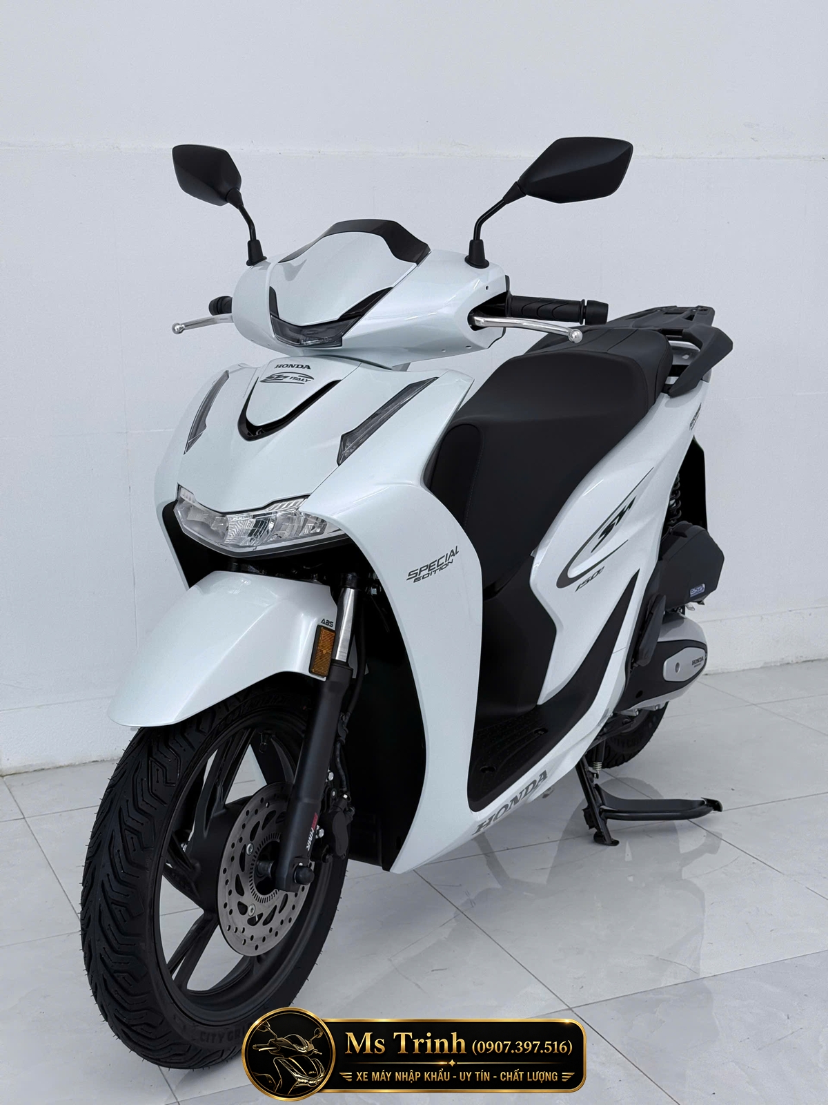 Honda SH150i Special Edition Standard nhập HMR Ý màu trắng tại Bắc Ninh: Giá trị nằm trong từng chi tiết nguyên bản