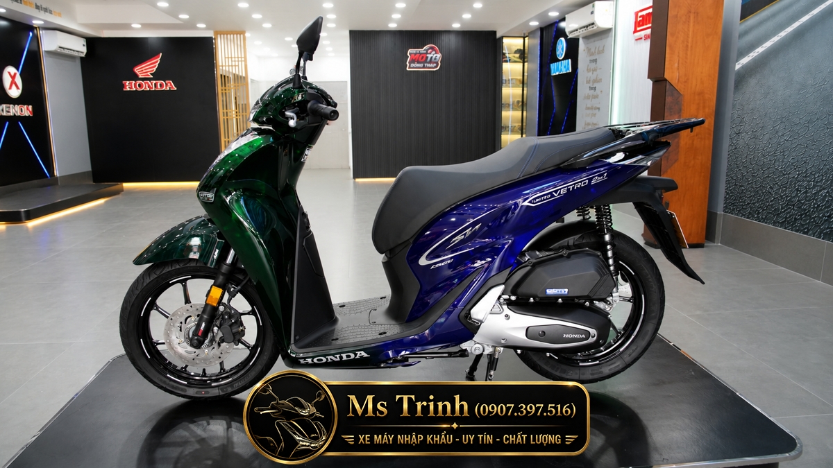 Honda SH150i Vetro Green - Sapphire tại Bắc Ninh: SH Ý Limited 200 xe