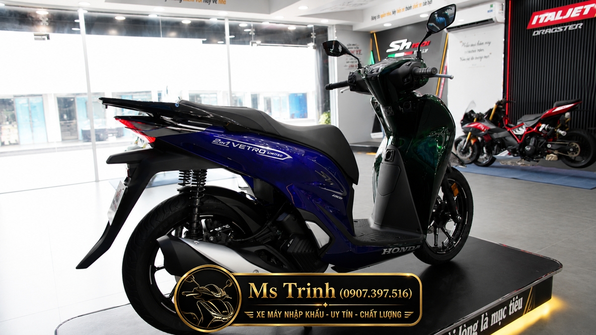 Honda SH150i Vetro Green - Sapphire tại Bắc Ninh: SH Ý Limited 200 xe