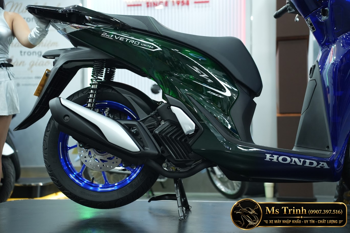 Honda SH150i Vetro Sapphire - Green tại Bắc Ninh: SH Ý 2 trong 1 giới hạn 200 xe
