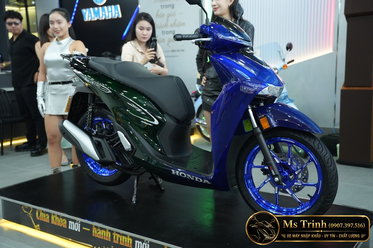 Honda SH150i Vetro Sapphire - Green tại Bắc Ninh: SH Ý 2 trong 1 giới hạn 200 xe