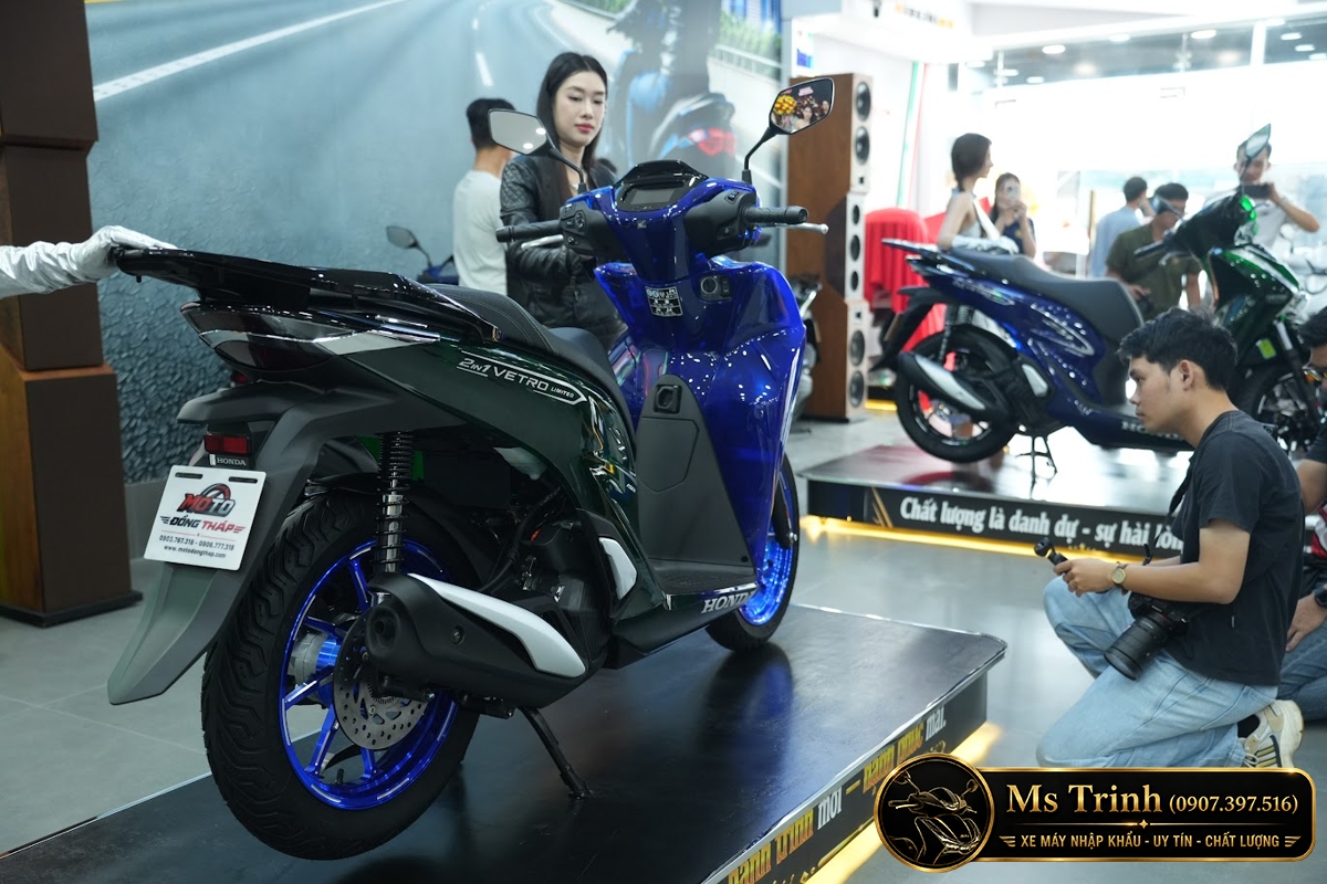 Honda SH150i Vetro Sapphire - Green tại Bắc Ninh: SH Ý 2 trong 1 giới hạn 200 xe