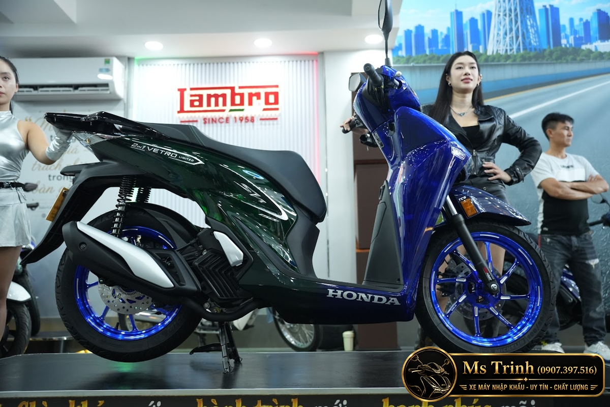 Honda SH150i Vetro Sapphire - Green tại Bắc Ninh: SH Ý 2 trong 1 giới hạn 200 xe
