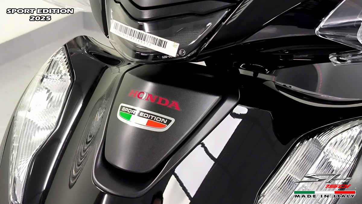 Honda SH150i 2025 Italy Sport Edition Màu Đen, Nhập Chính Hãng, Giá Rẻ tại Bắc Ninh