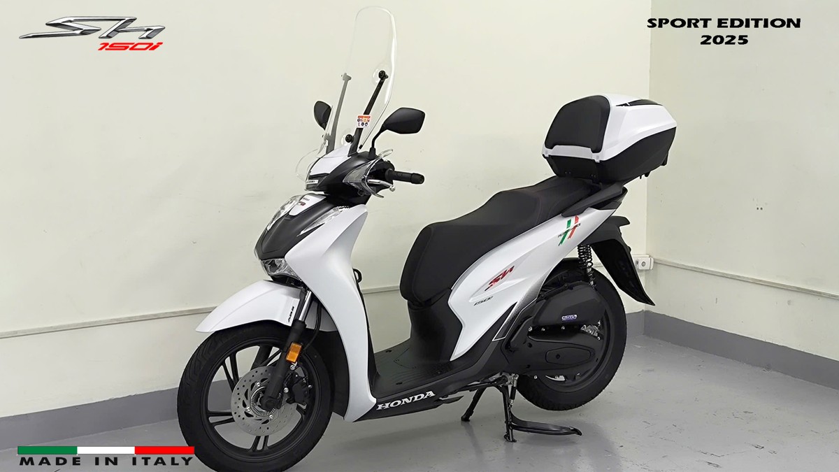 Honda SH150i Sport Edition 2025 Trắng, Made In Italy, Nhập Chính Hãng tại Bắc Ninh