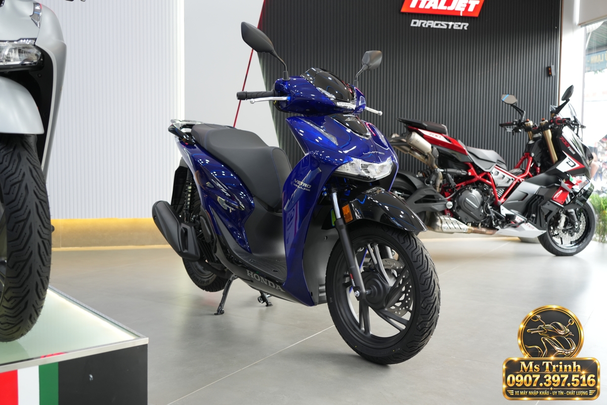 Honda SH150 Vetro Blue 2027 tại Bắc Ninh - Xanh Sapphire trong suốt, nhập Ý sang trọng