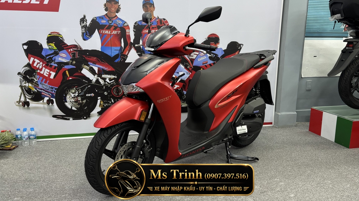 Honda SH150 Ý 2026 màu đỏ Sporty New Concept tại Bắc Ninh: Giá trị khác biệt của một chiếc SH nhập khẩu