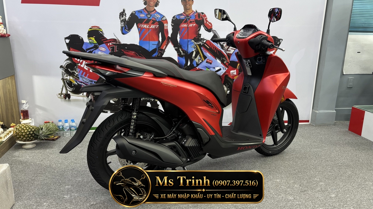 Honda SH150 Ý 2026 màu đỏ Sporty New Concept tại Bắc Ninh: Giá trị khác biệt của một chiếc SH nhập khẩu