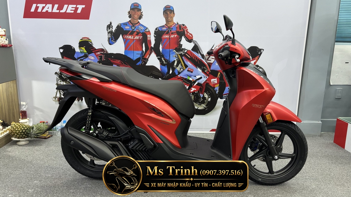 Honda SH150 Ý 2026 màu đỏ Sporty New Concept tại Bắc Ninh: Giá trị khác biệt của một chiếc SH nhập khẩu