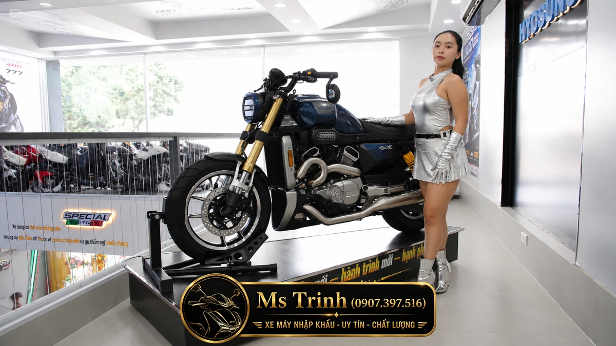 Hyosung GV350X tại Bắc Ninh - Cruiser 350cc Phong Cách Mỹ Cơ Bắp, Cá Tính