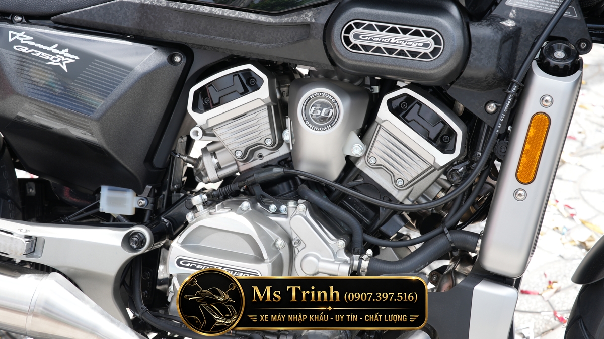 Hyosung GV350X tại Bắc Ninh - Cruiser 350cc Phong Cách Mỹ Cơ Bắp, Cá Tính
