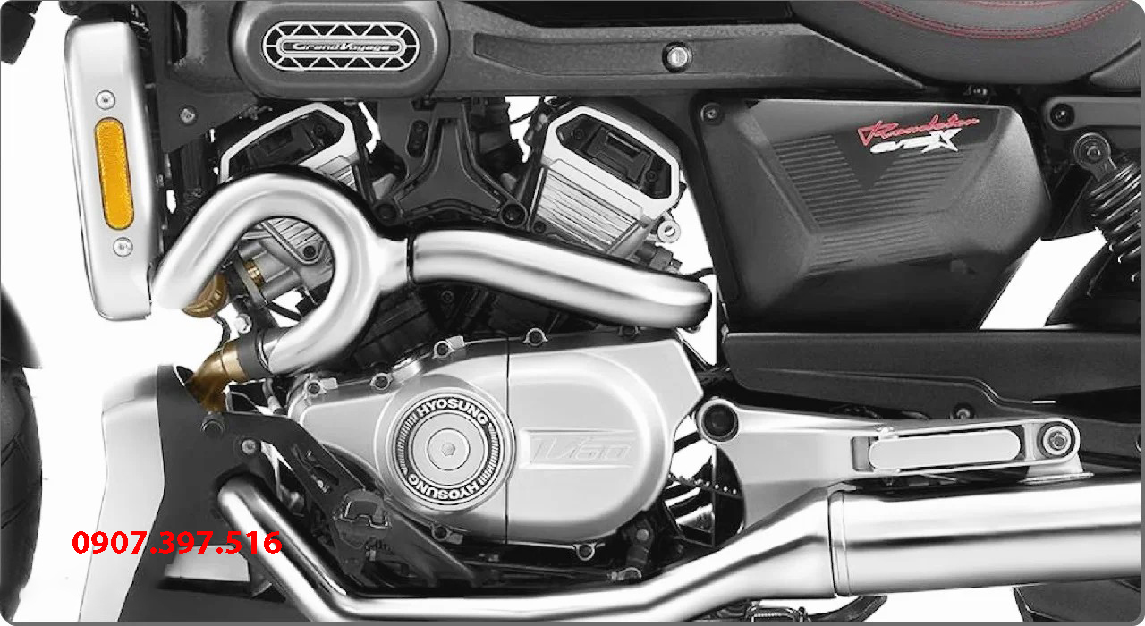 Hyosung GV350X tại Bắc Ninh - Cruiser 350cc Phong Cách Mỹ Cơ Bắp, Cá Tính