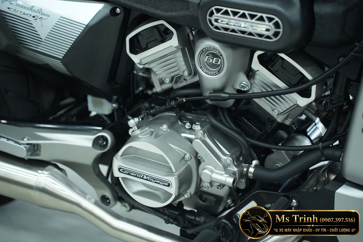 Hyosung GV350X tại Bắc Ninh - Cruiser 350cc Phong Cách Mỹ Cơ Bắp, Cá Tính