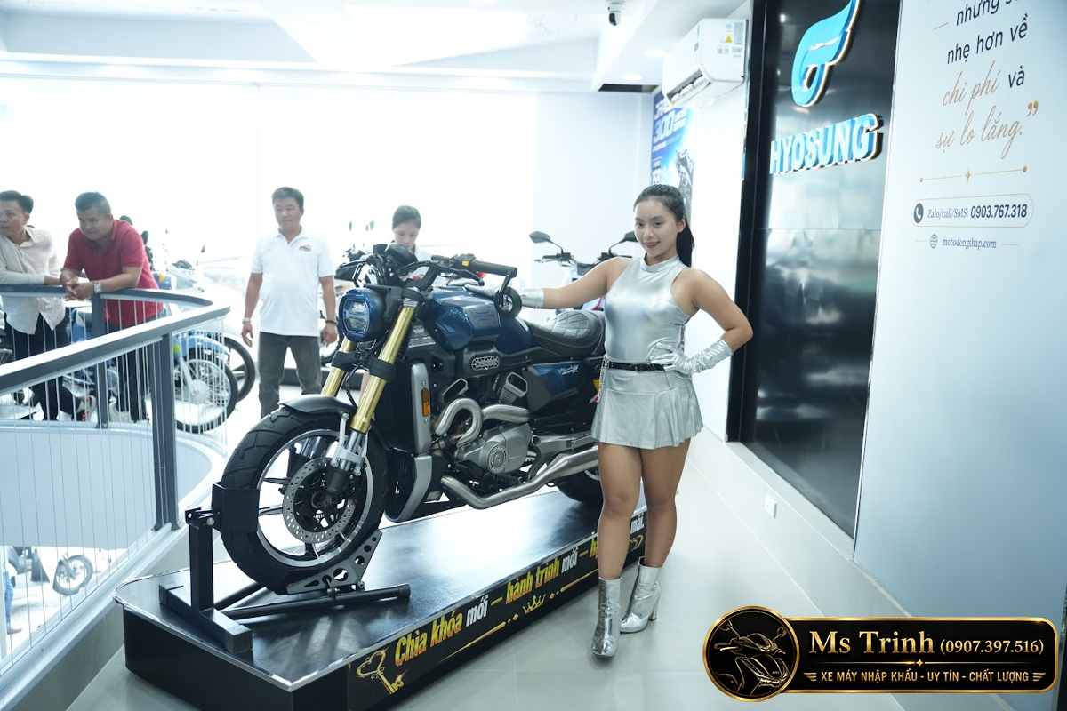 Hyosung GV350X tại Bắc Ninh - Cruiser 350cc Phong Cách Mỹ Cơ Bắp, Cá Tính