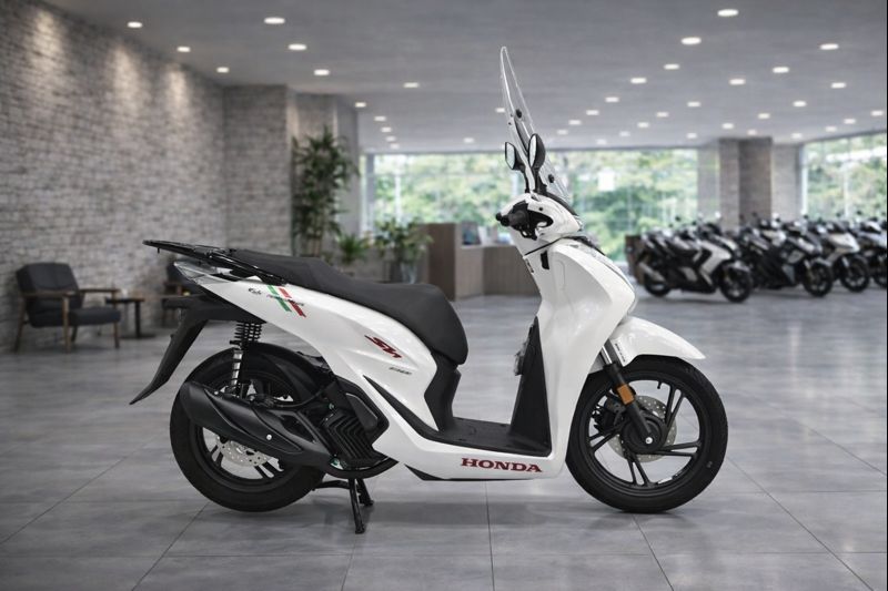 Honda SH150 trắng pha lê nhập Ý 2026 tại Bắc Ninh - Sport Edition chính ngạch, chuẩn chất Ý