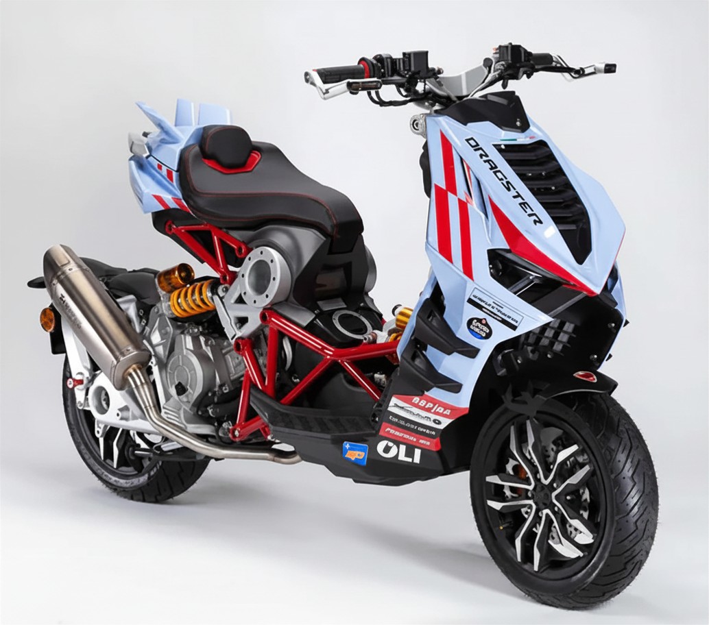 Italjet Dragster 300 Gresini Racing Tại Bắc Ninh - Chiếc Scooter Ý Khiến Dân Chơi Xe Phải Ngoái Nhìn