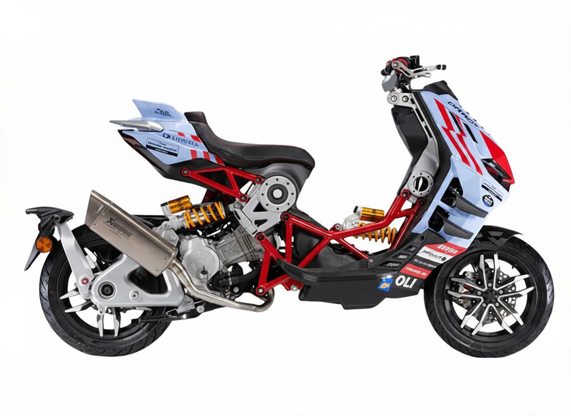 Italjet Dragster 300 Gresini Racing Tại Bắc Ninh - Chiếc Scooter Ý Khiến Dân Chơi Xe Phải Ngoái Nhìn