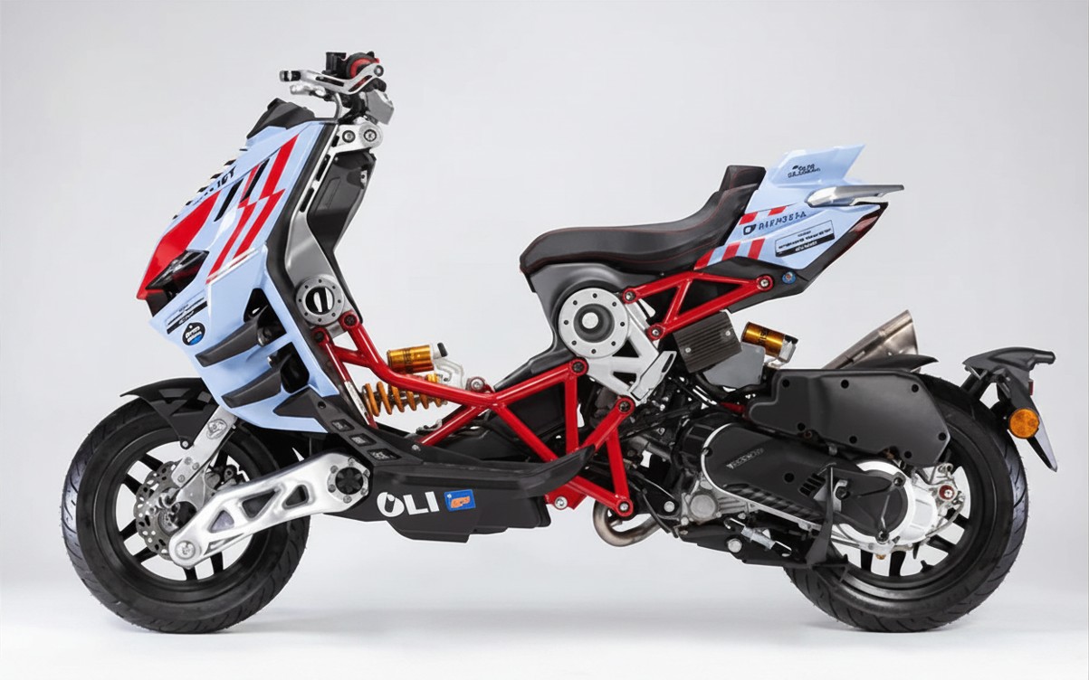 Italjet Dragster 300 Gresini Racing Tại Bắc Ninh - Chiếc Scooter Ý Khiến Dân Chơi Xe Phải Ngoái Nhìn