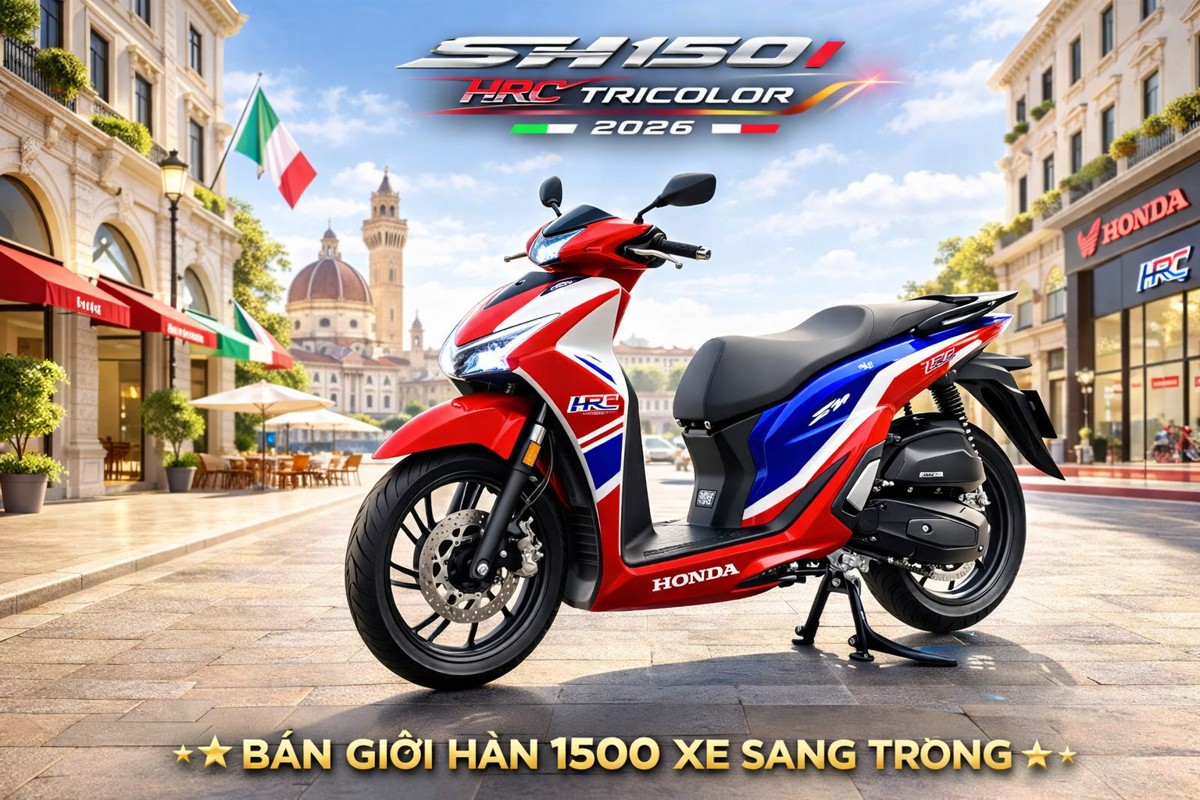 Honda Sh150 HRC 2026 Special Editon tại Bắc Ninh - Siêu phẩm SH Ý giới hạn 500 xe toàn cầu