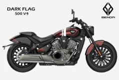 Benda Drak Flag 500, Động Cơ V4, Phuộc Nâng Điện, TCS, ABS tại Bắc Ninh